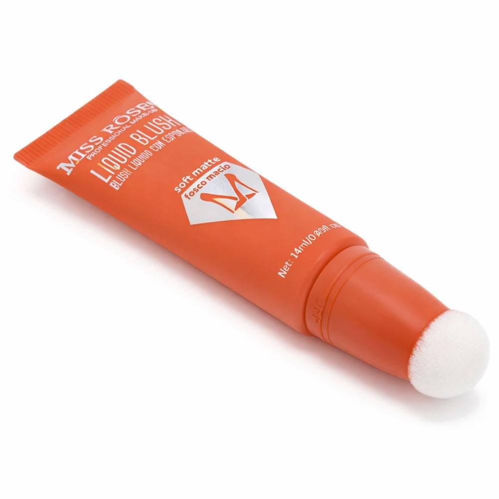 Blush Líquido Com Esponja Miss Rôse Fosco Macio 03 14ml Cor 03 3