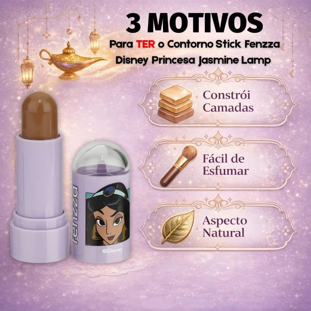Contorno Stick Fenzza Disney Princesa Jasmine Lamp Dis109 Lamp 4