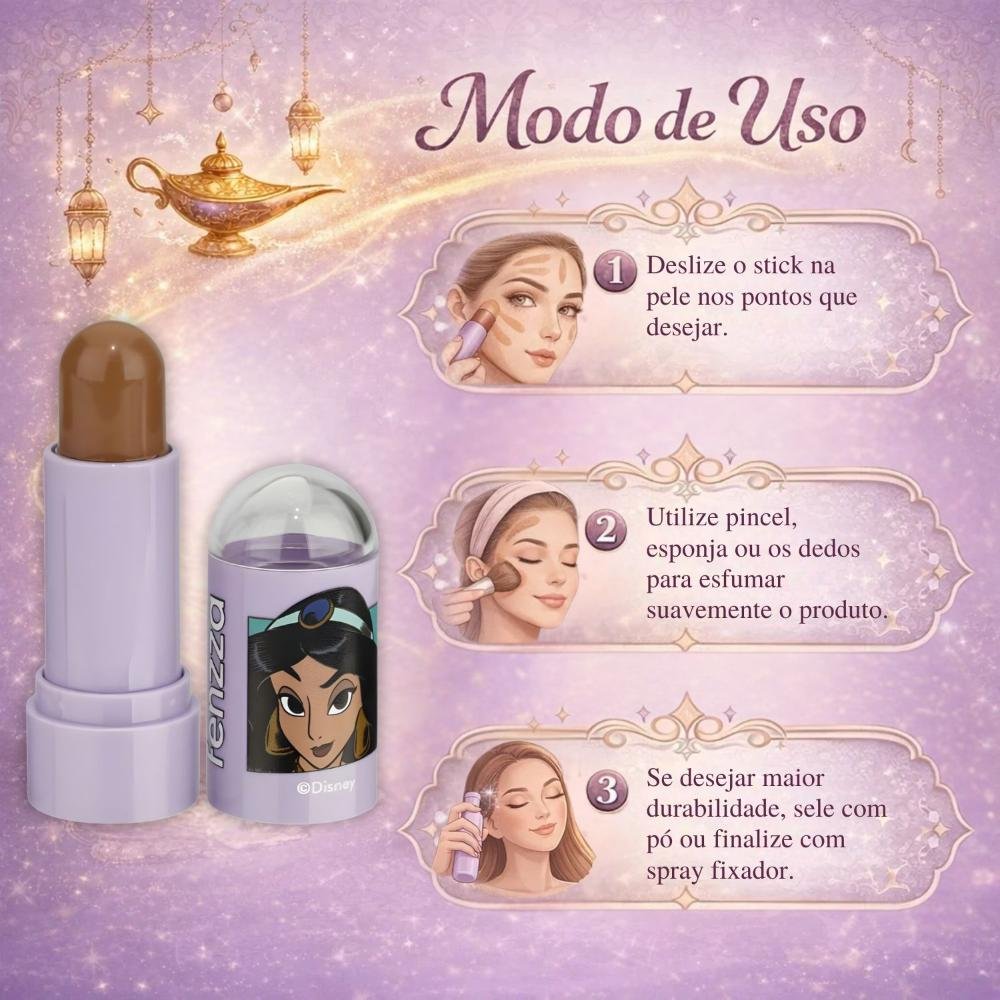 Contorno Stick Fenzza Disney Princesa Jasmine Lamp Dis109 Lamp 5