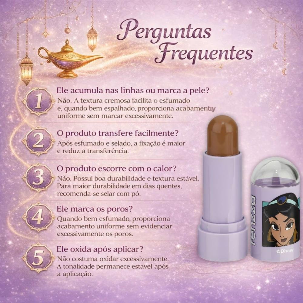 Contorno Stick Fenzza Disney Princesa Jasmine Lamp Dis109 Lamp 6