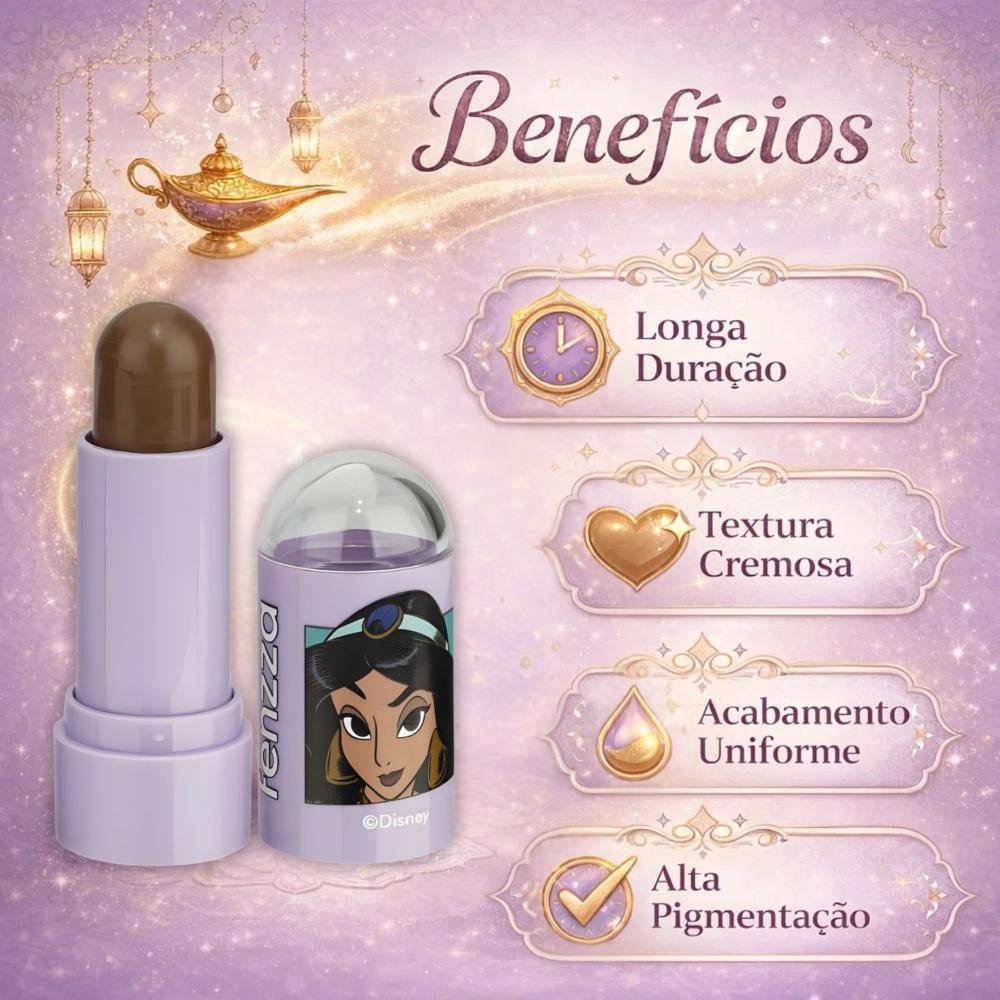 Contorno Stick Fenzza Disney Princesa Jasmine Wishes Dis109 Wishes 3