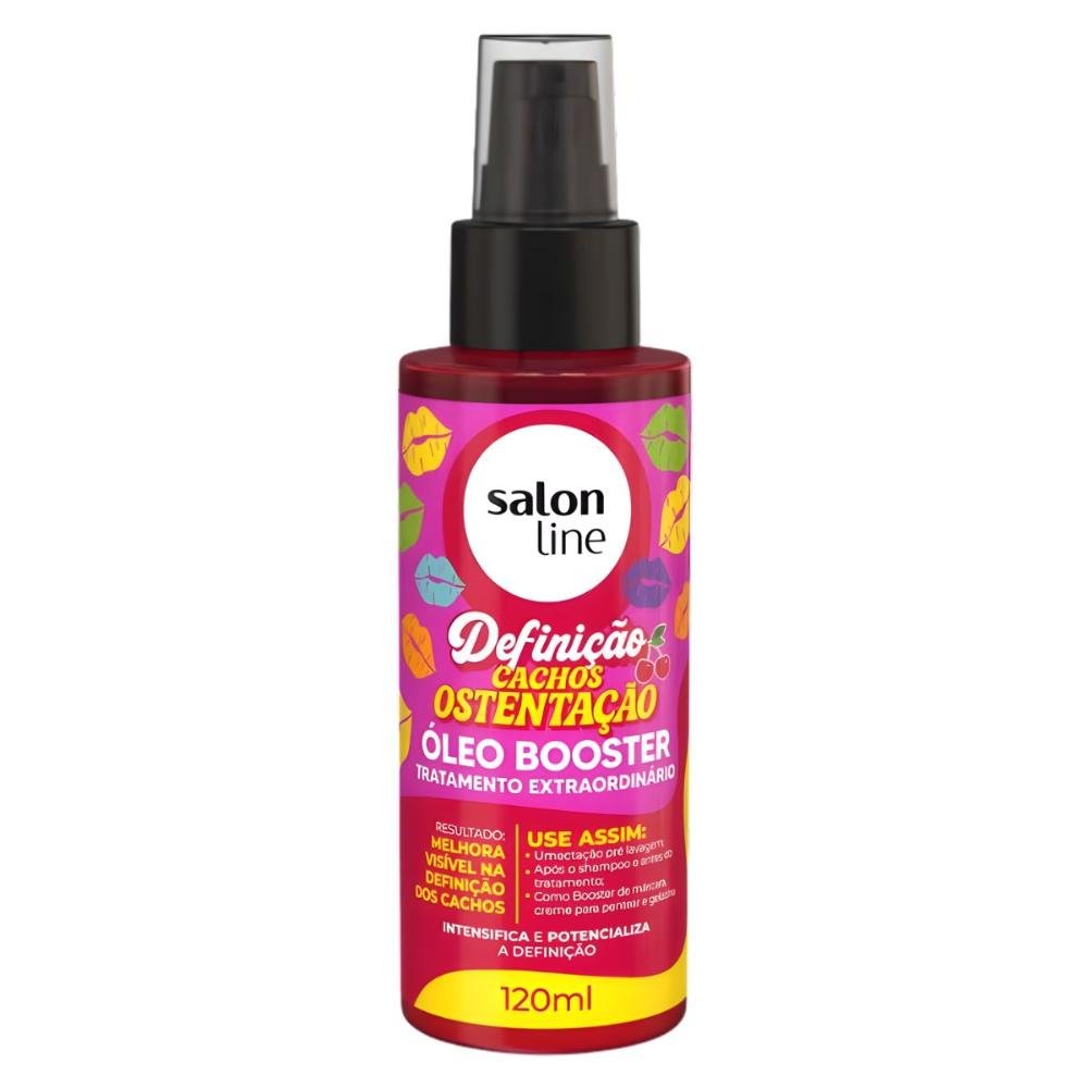 Óleo Booster Salon Line Definição Cachos Ostentação Tratamento Extraordinário 120ml