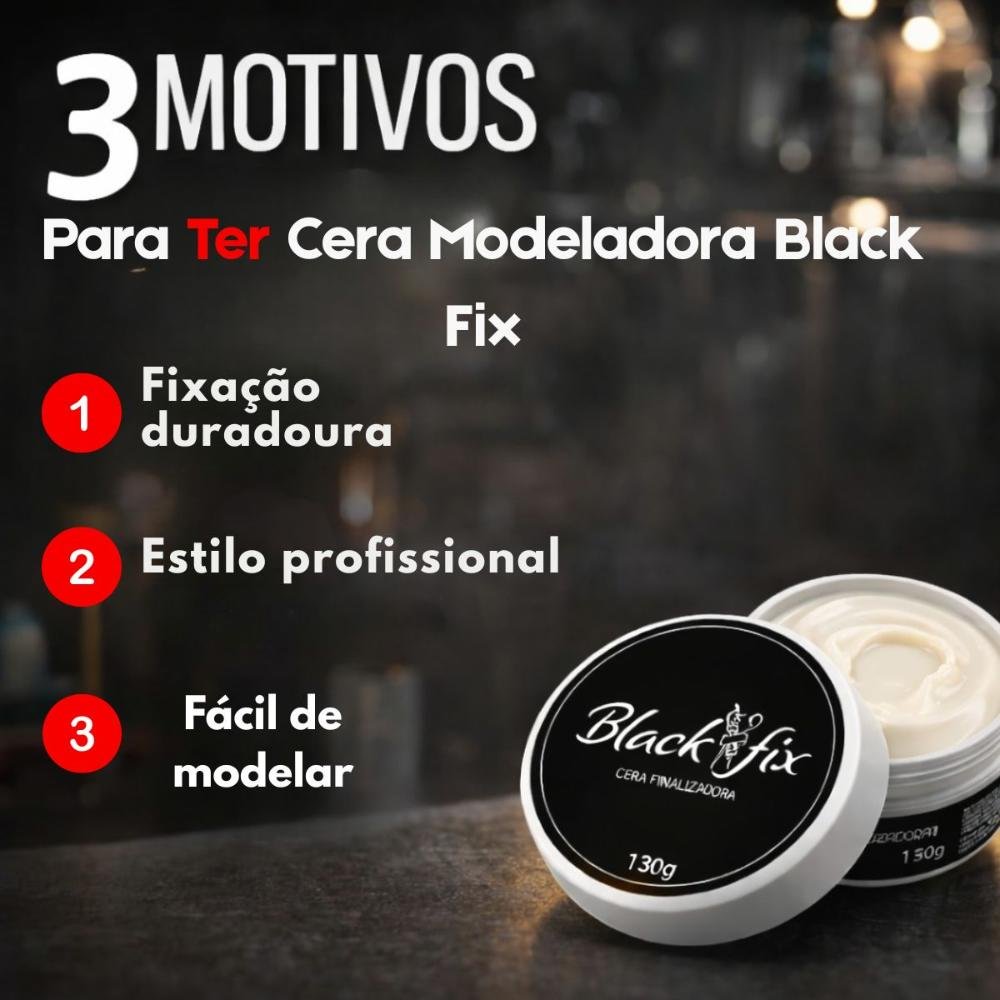 Cera Finalizadora Black Fix 130g 130g 4