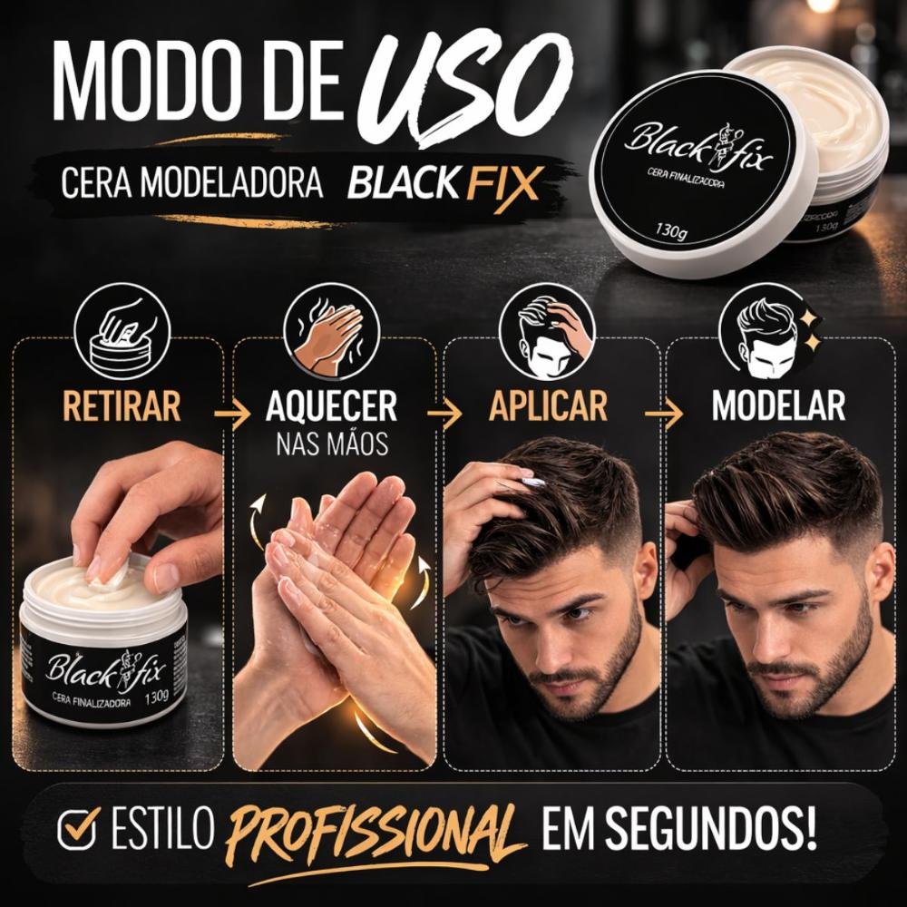 Cera Finalizadora Black Fix 130g 130g 5