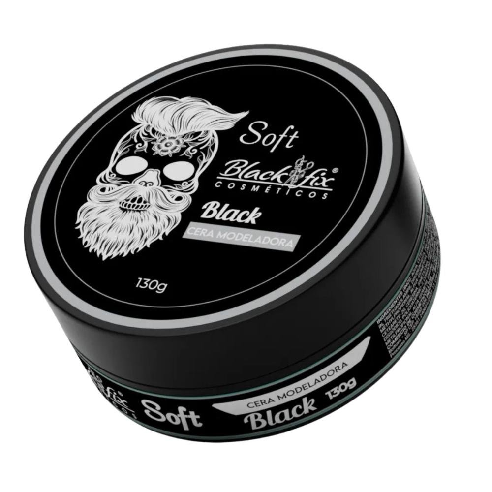Cera Modeladora Black Fix Soft Black 130g