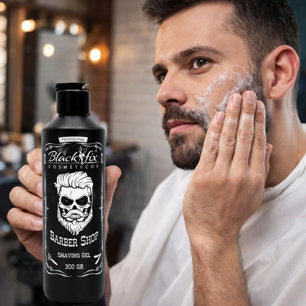 Shaving Gel Black Fix Barber Shop 300g 300g 3