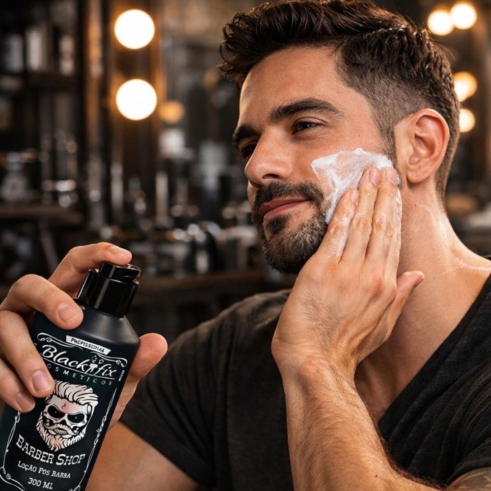 Loção Pós Barba Black Fix Barber Shop 300ml 300ml 3