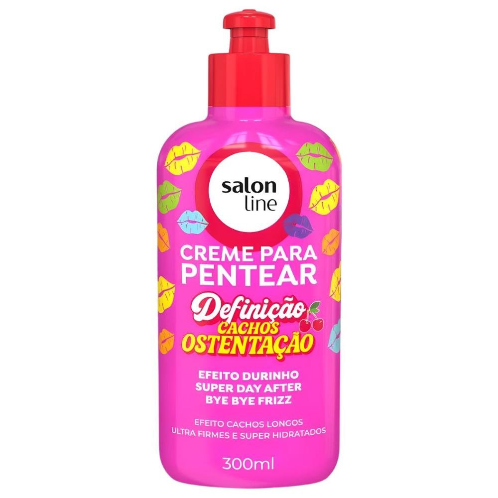 Creme Para Pentear Salon Line Definição Cachos Ostentação 300ml 300ml 4
