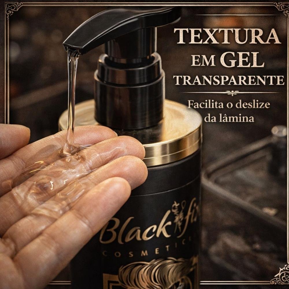 Black Fix Gel Para Barbear Shaving Gel 1L 1L 3