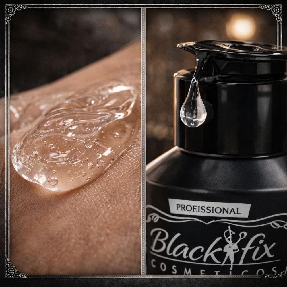 Kit Black Fix Barber Shop: Loção Pós Barba 300ml e Gel De Barbear 300g ÚNICO 3