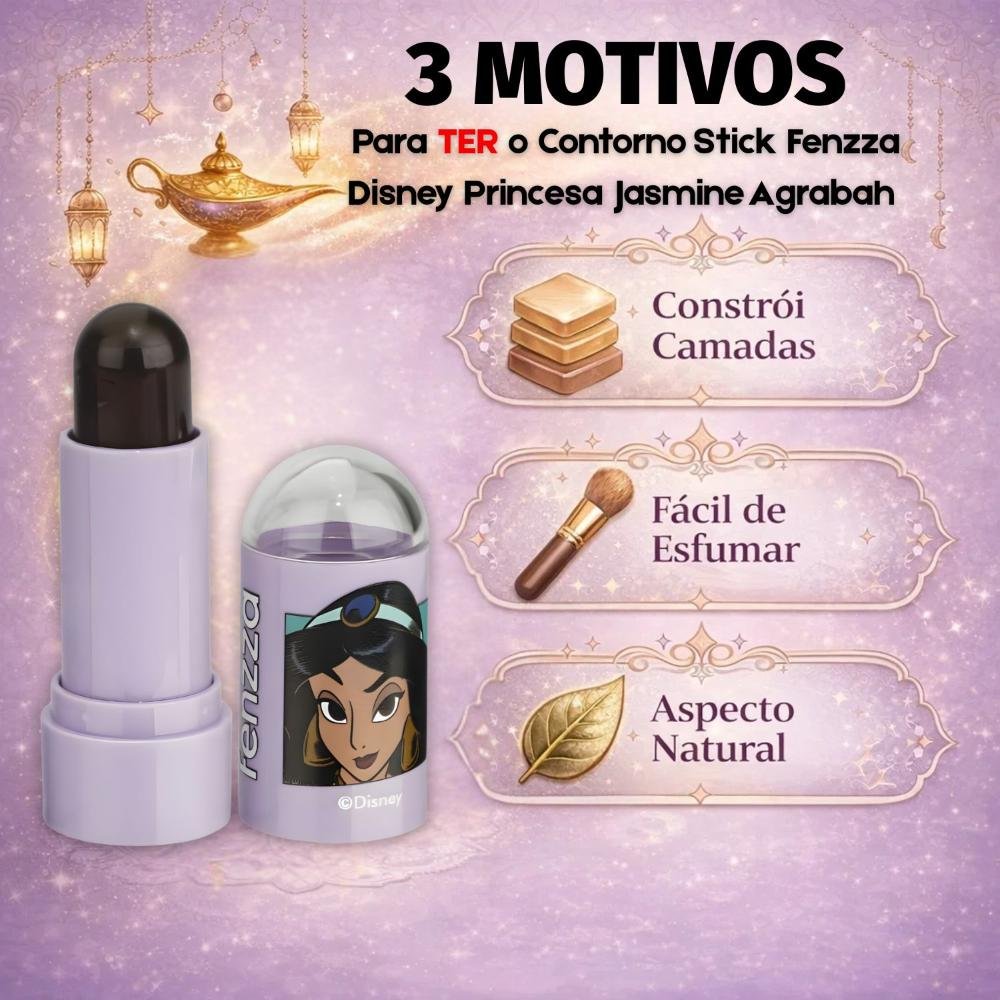 Contorno Stick Fenzza Disney Princesa Jasmine Agrabah Dis109 Agrabah 4