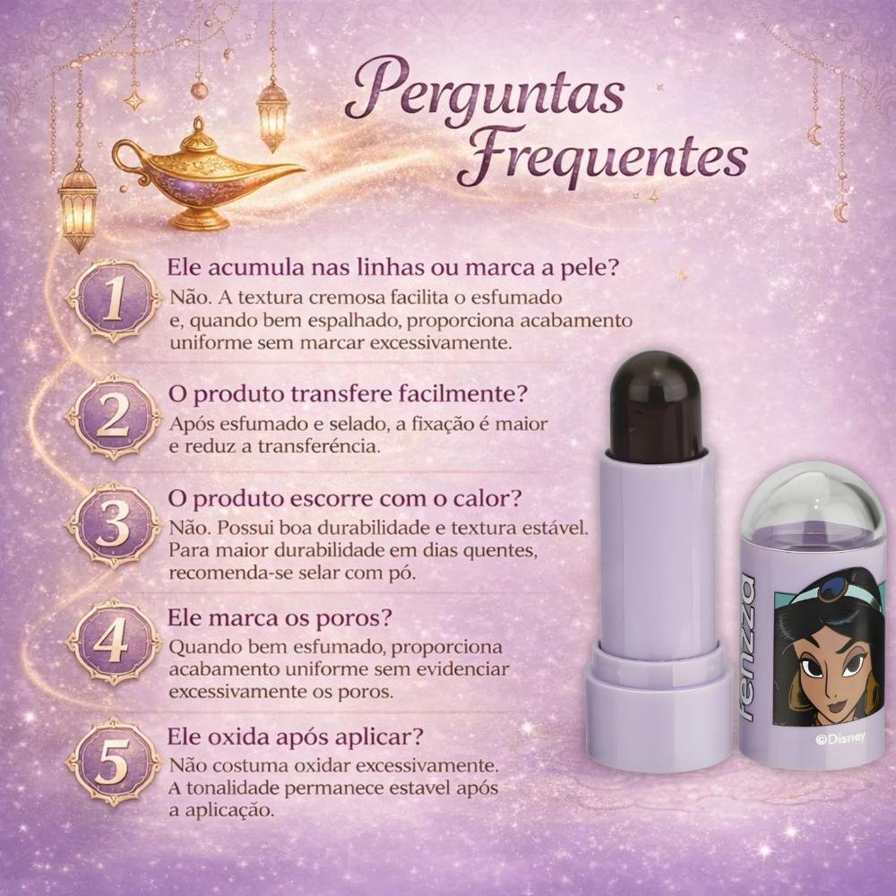 Contorno Stick Fenzza Disney Princesa Jasmine Agrabah Dis109 Agrabah 6