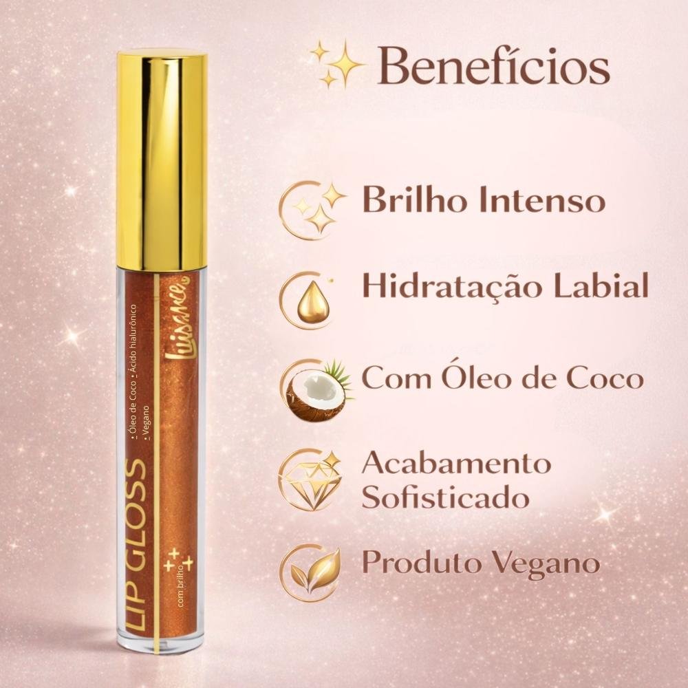 Lip Gloss Com Brilho Luisance Amber Ref.: L3279 Amber 2