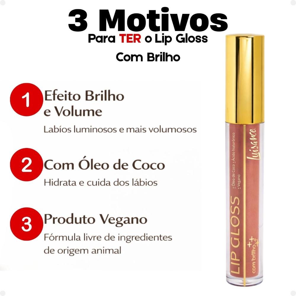 Lip Gloss Com Brilho Luisance Seda Ref.: L3279 Seda 7