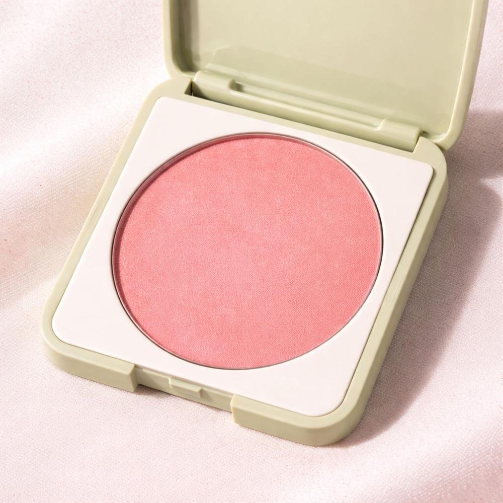 Blush Compacto Ruby Rose Silk Skin Natural Flush Peach Glow Hb-t1001-1 Peach Glow 4