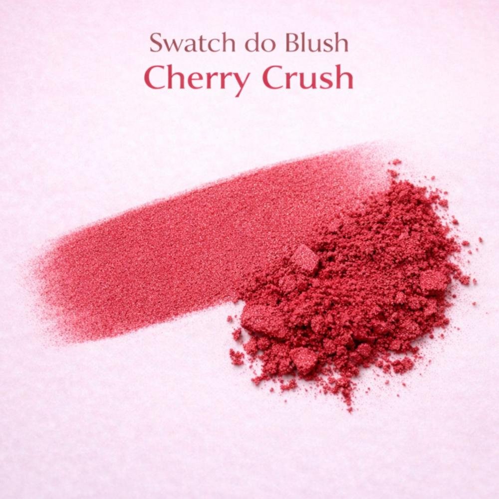 Blush Compacto Ruby Rose Silk Skin Natural Flush Cherry Crush Hb-t1001-2 Cherry Crush 6