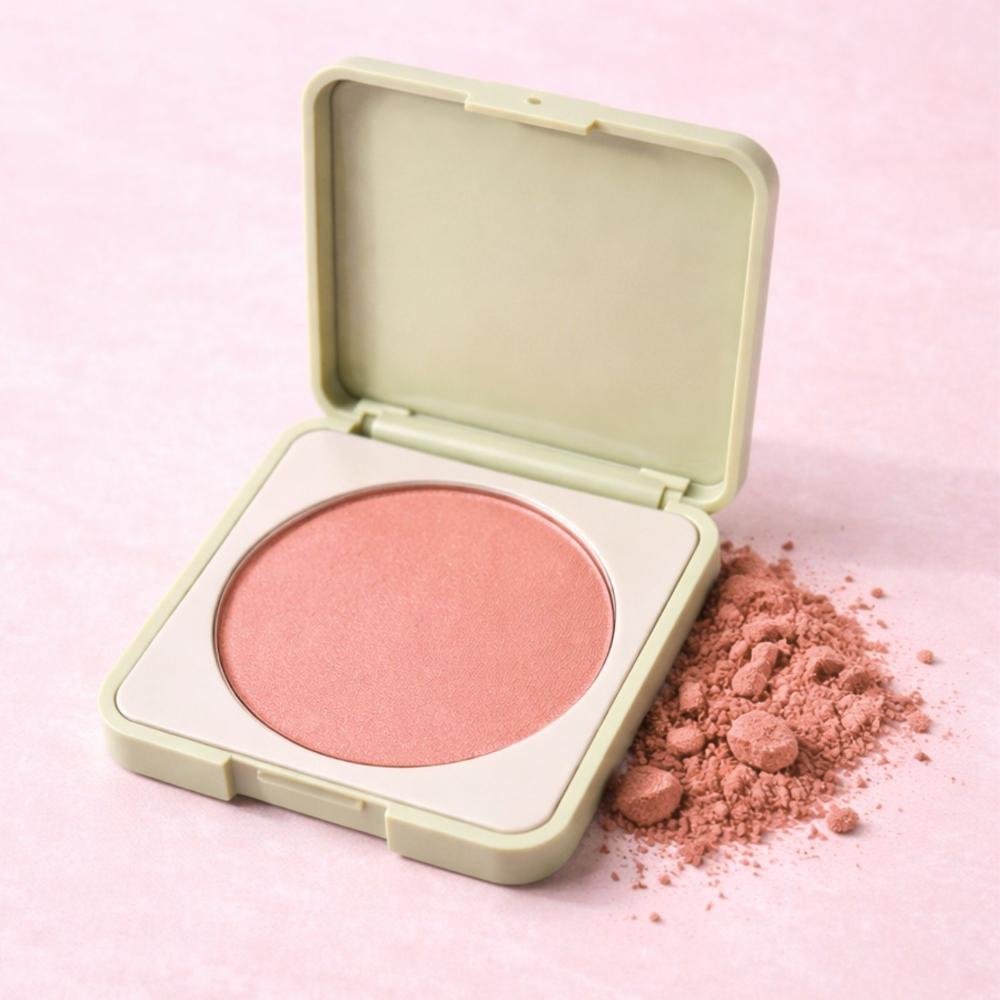 Blush Compacto Ruby Rose Silk Skin Natural Flush Latte Luxe Hb-t1001-3 Latte Luxe 4