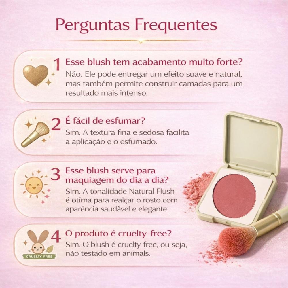 Blush Compacto Ruby Rose Silk Skin Natural Flush Grape Veil Hb-t1001-6 Grape Veil 8