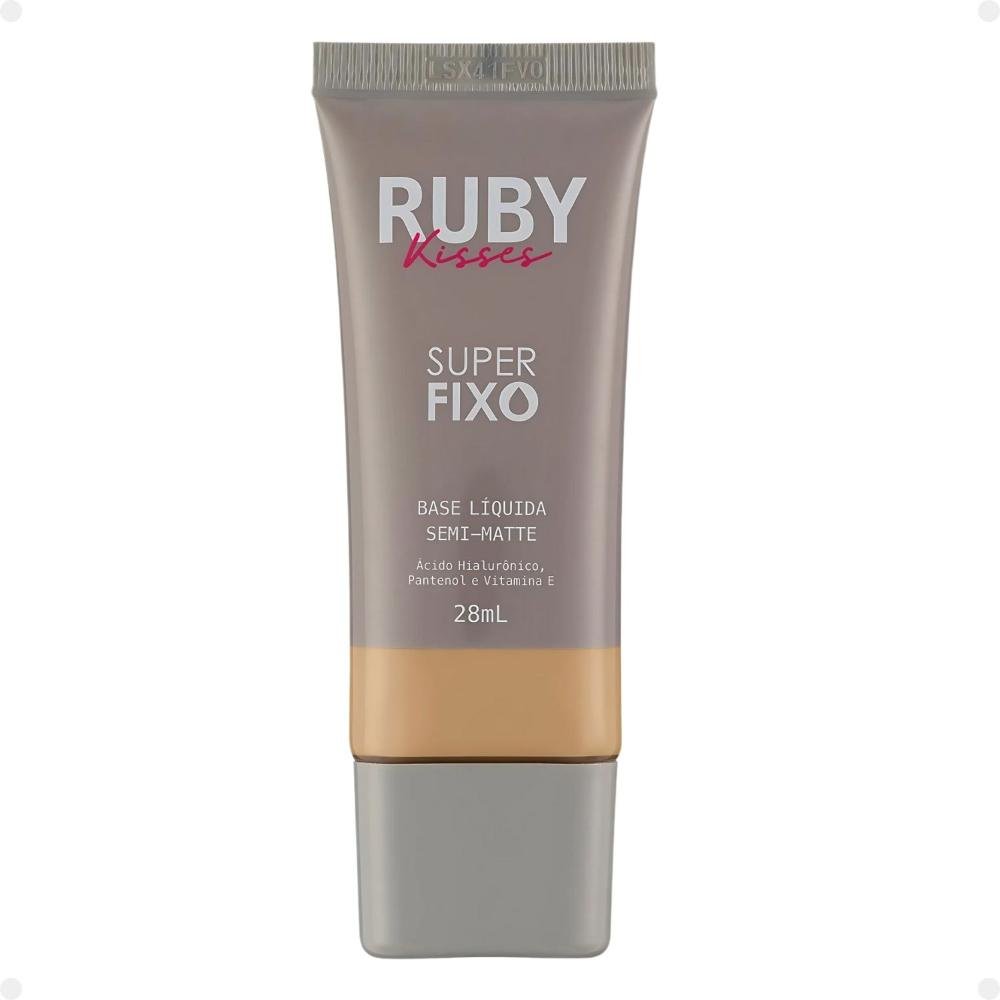 Base Líquida Ruby Kisses Super Fixo Semi-Matte cor 118 28ml Cor 118 3