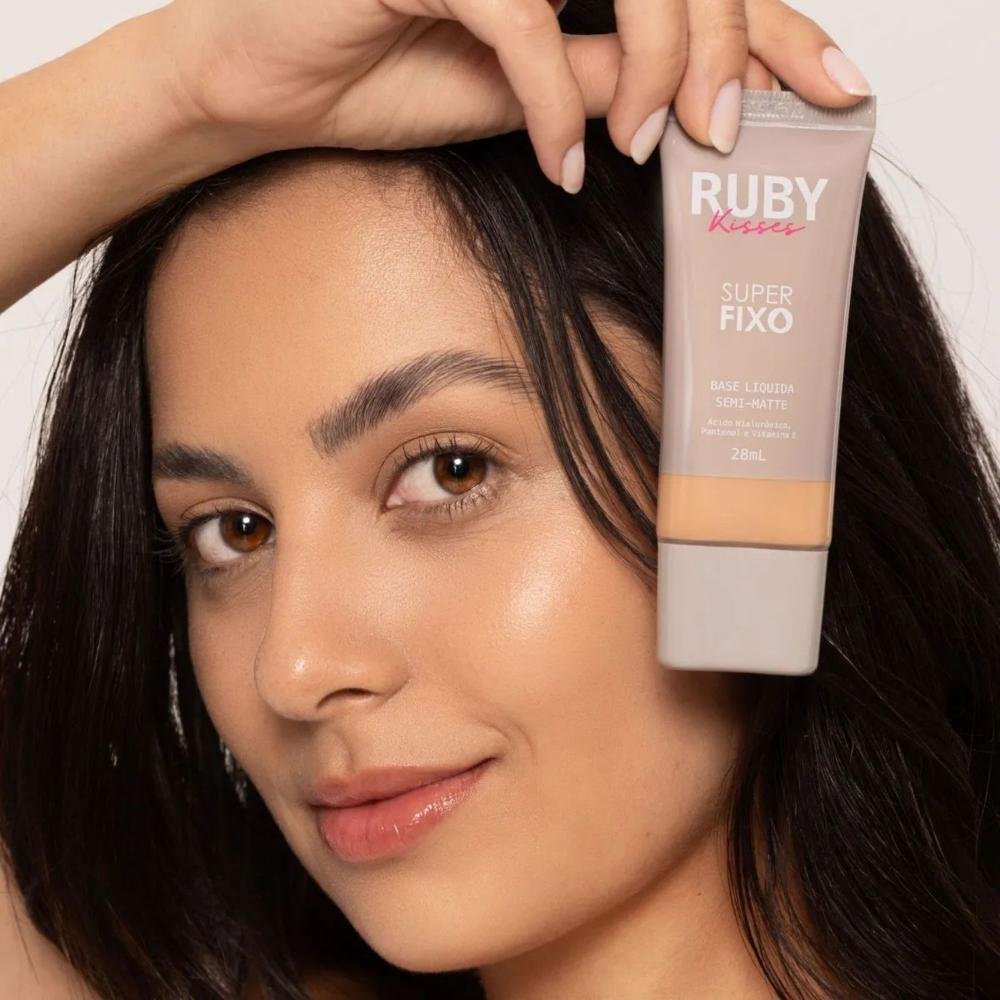 Base Líquida Ruby Kisses Super Fixo Semi-Matte cor 131 28ml Cor 131 5