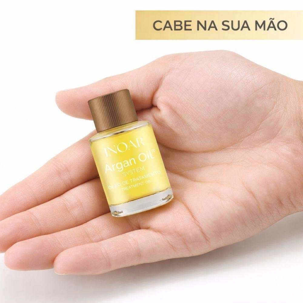 Kit Inoar Argan Oil: 12 Óleo De Tratamento 7ml ÚNICO 3
