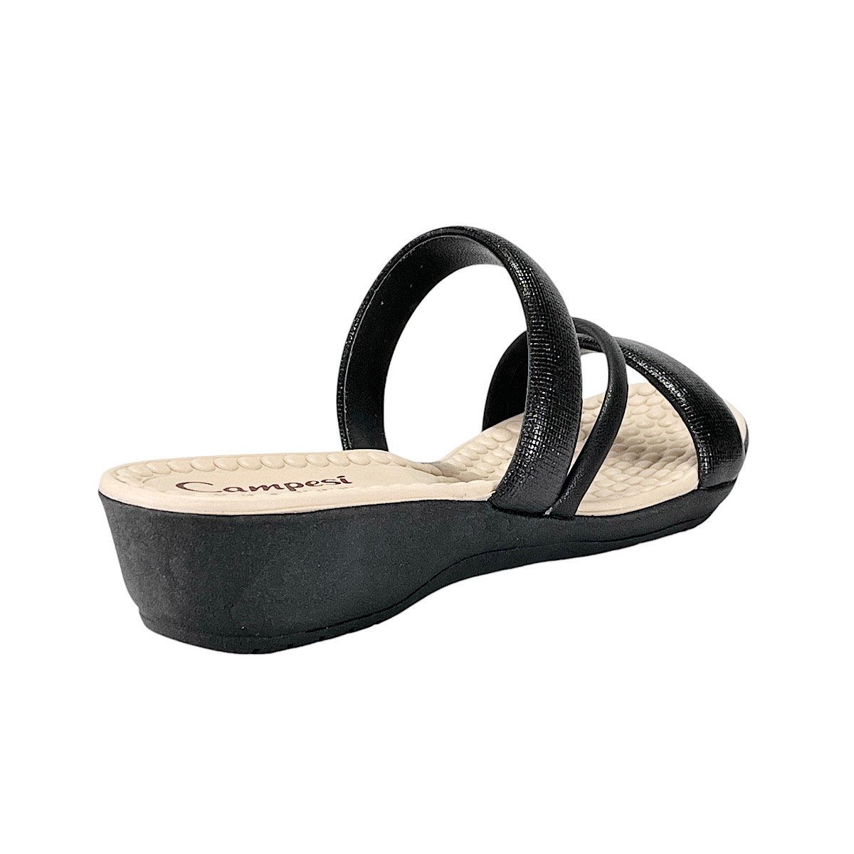 Tamanco Campesí Anabela Comfort CP083 Preto Preto 5