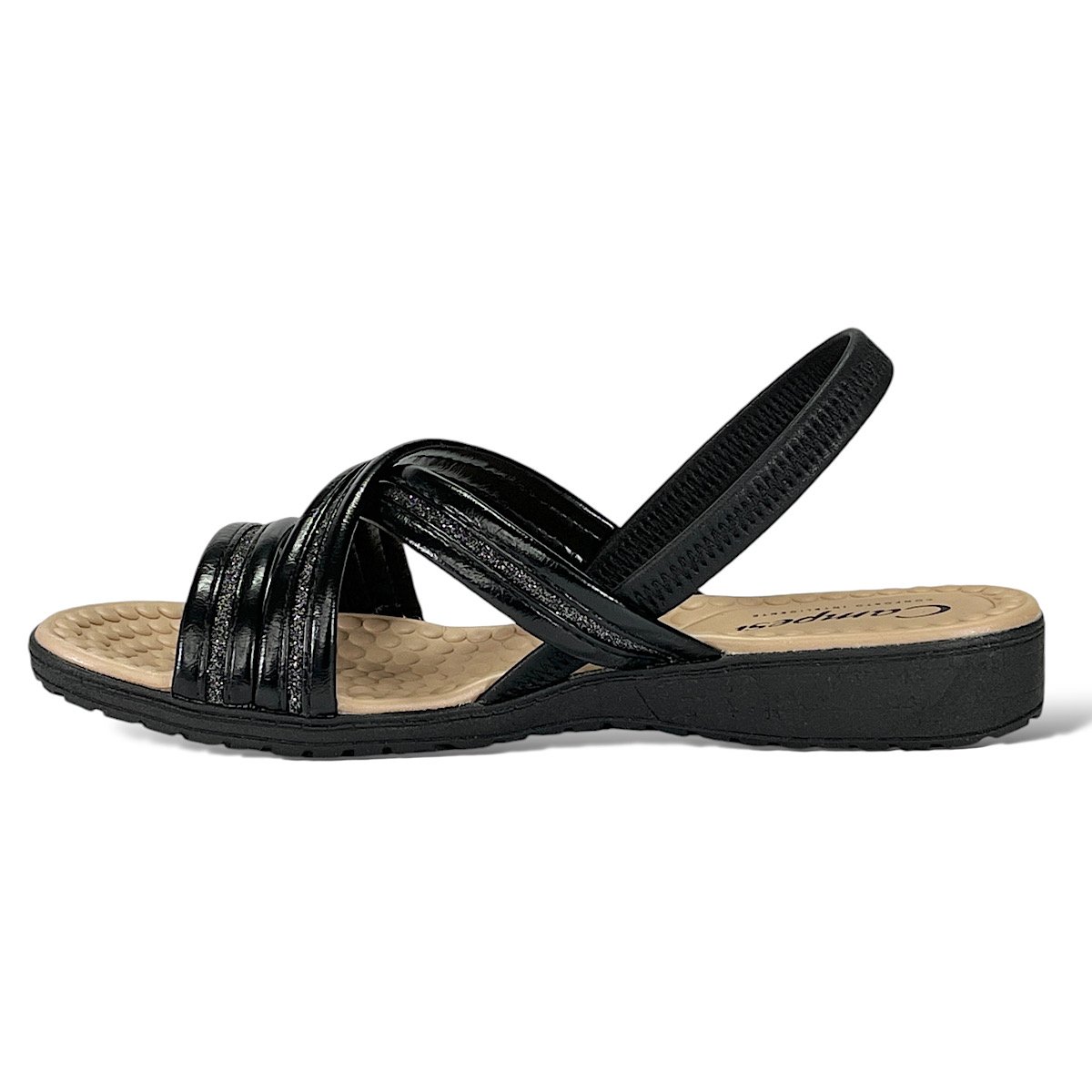 Sandália Campesí Comfort Calce Fácil CP502 Preto Preto 3