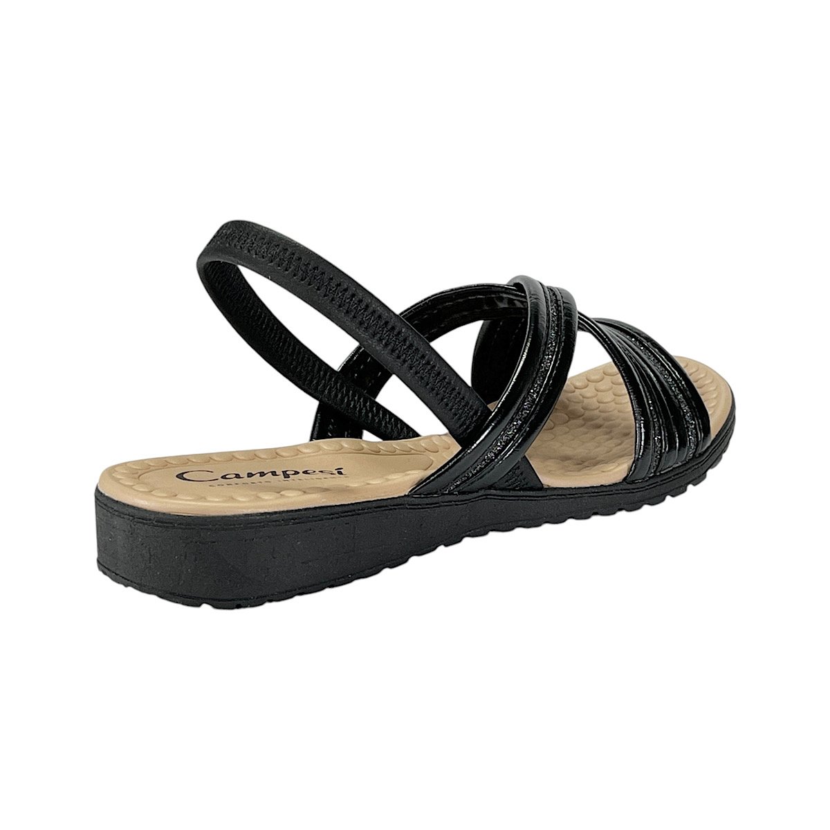 Sandália Campesí Comfort Calce Fácil CP502 Preto Preto 5