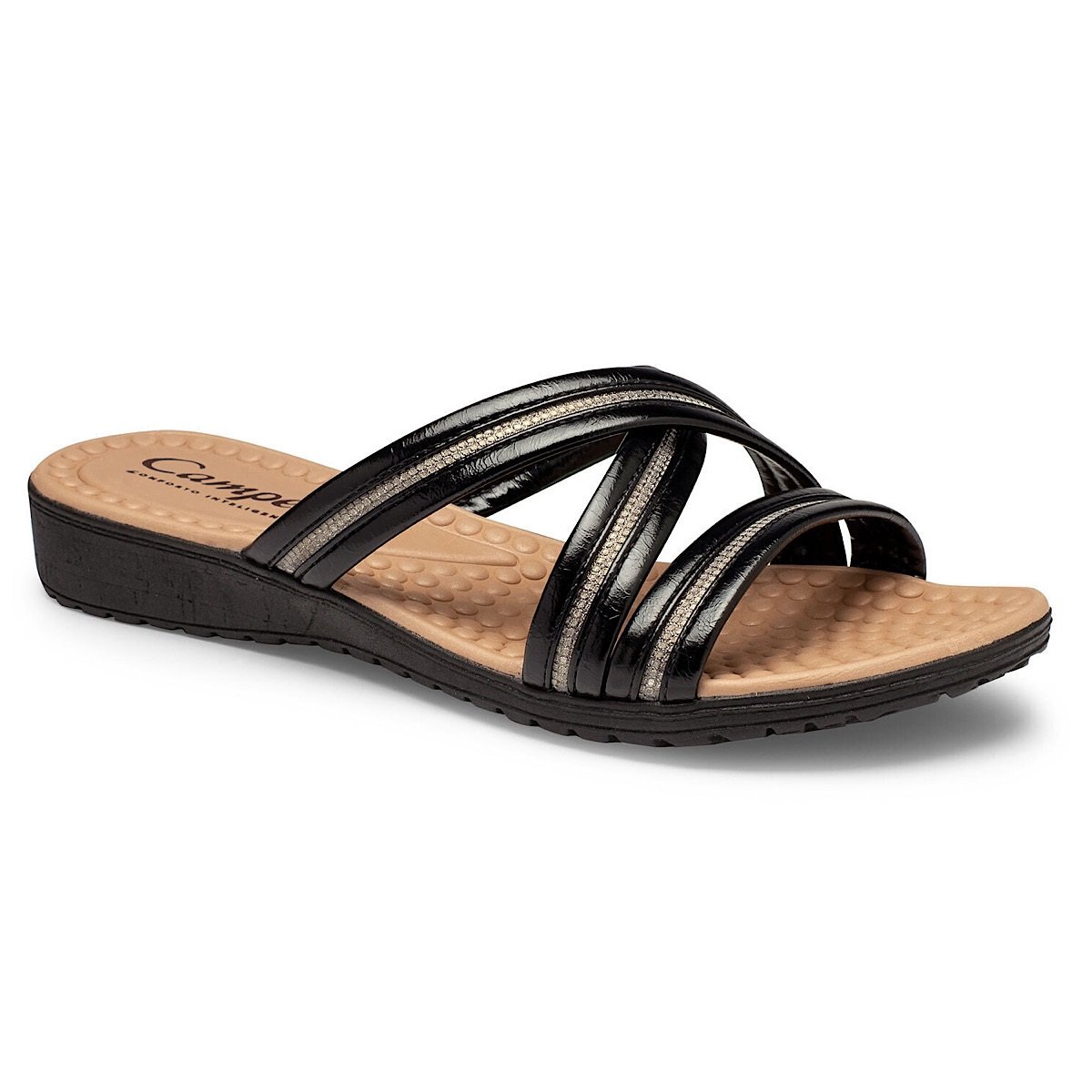 Tamanco Campesí Comfort Calce Fácil CP501 Preto Preto 1