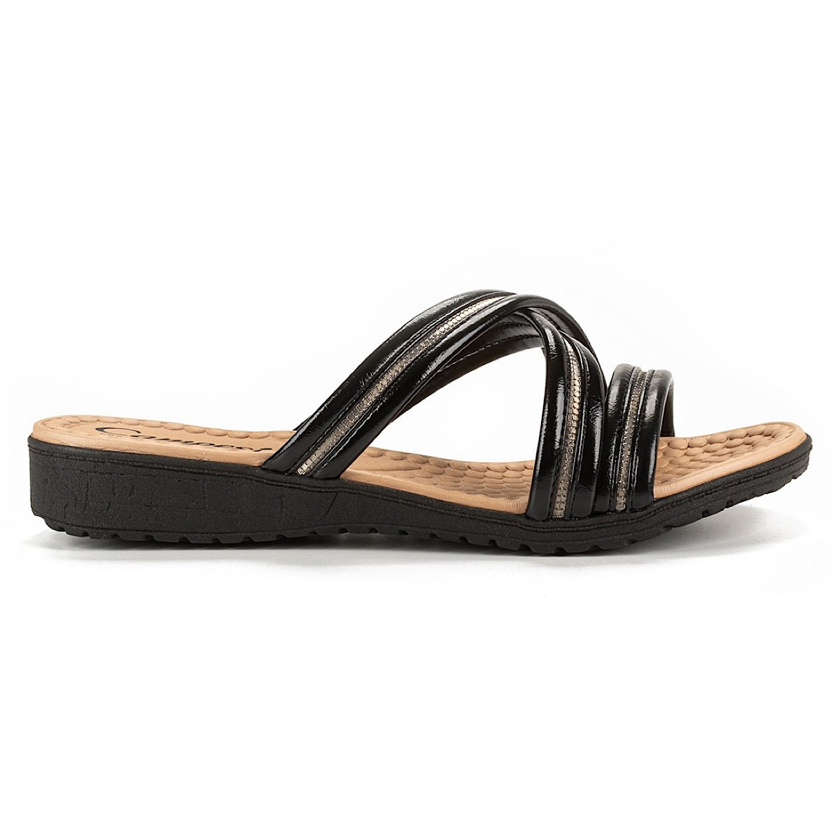 Tamanco Campesí Comfort Calce Fácil CP501 Preto Preto 2