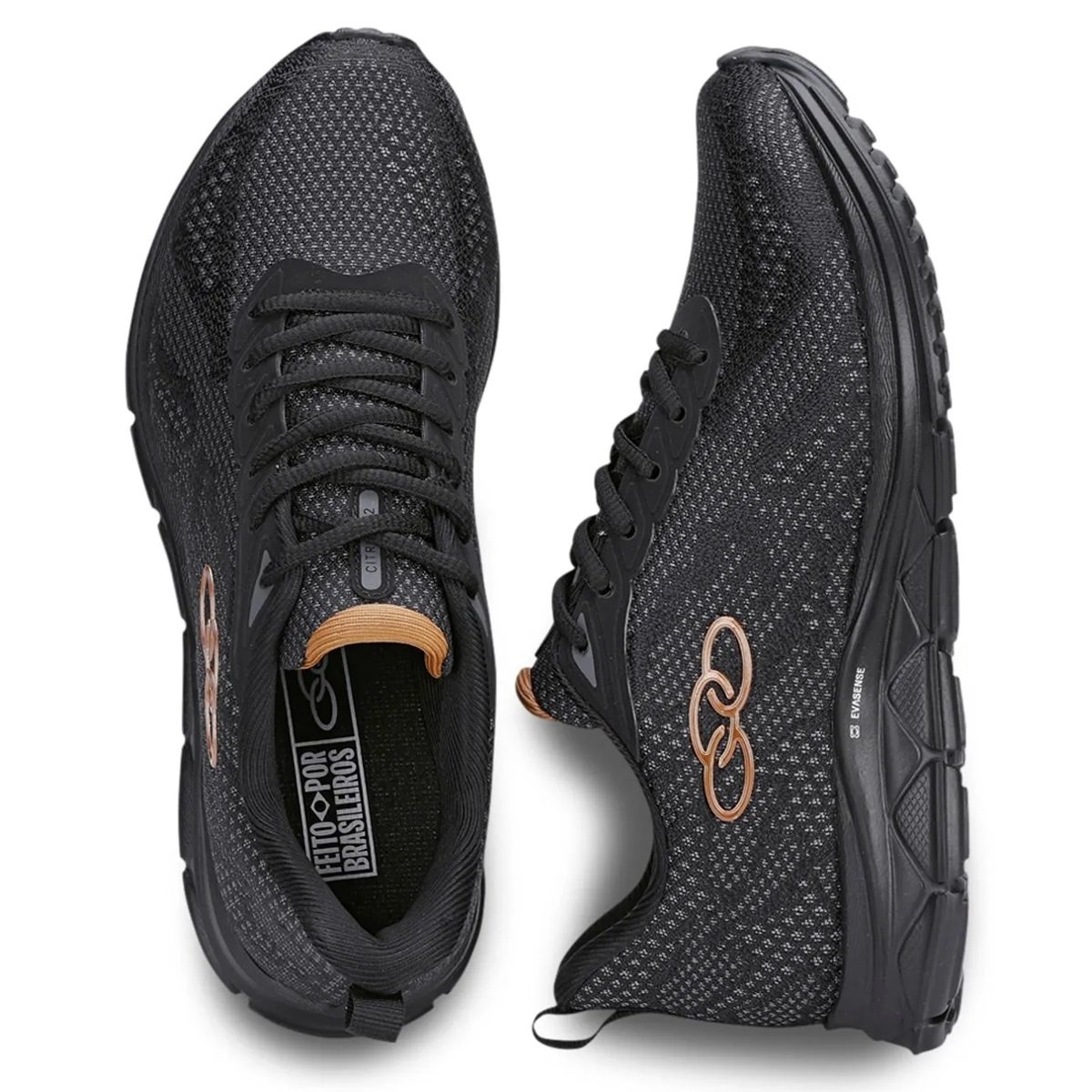 Tênis Olympikus Citrus 2 Feminino 43759258 Preto Preto 3