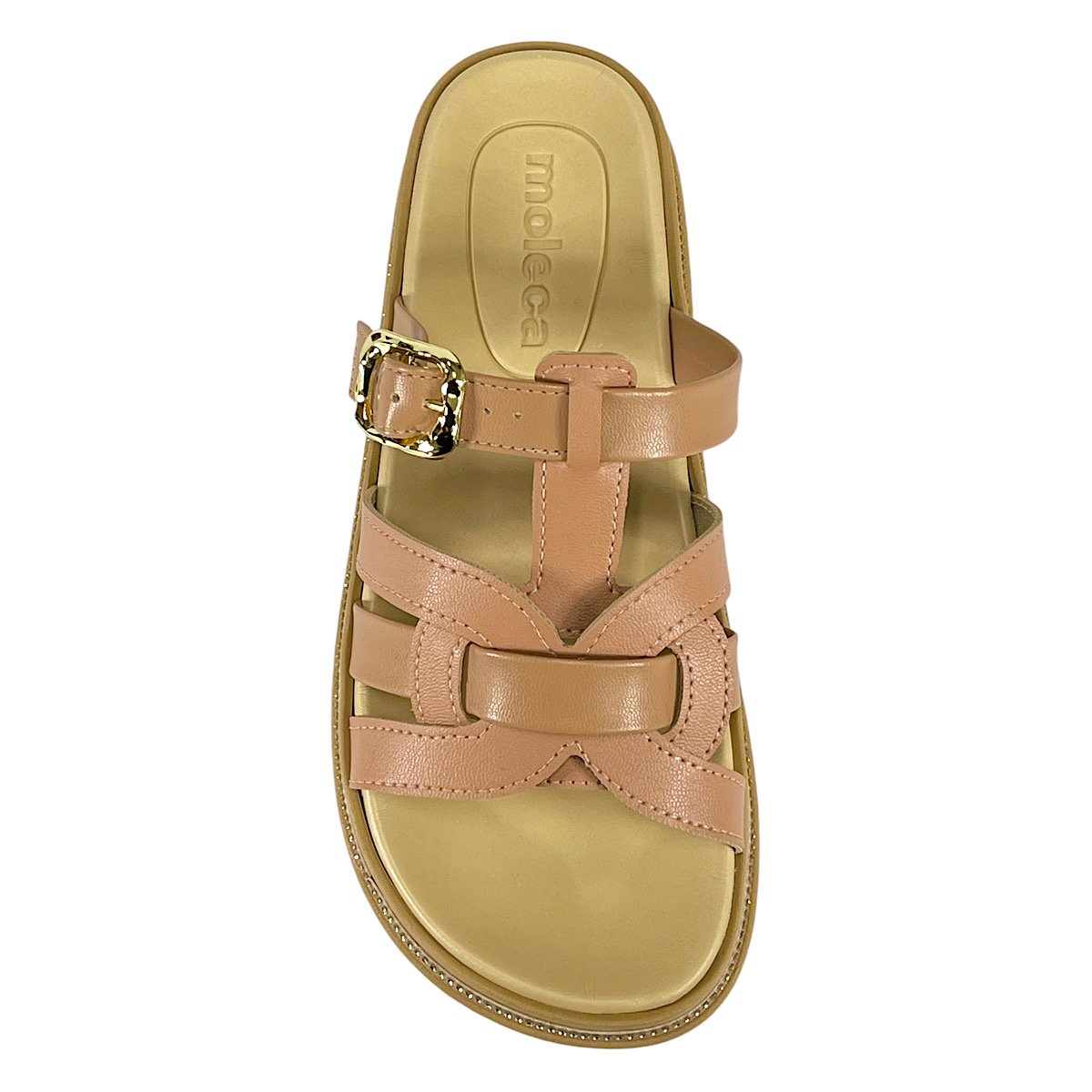 Tamanco Moleca Papete Feminina 5509.202 Nude Bege 4