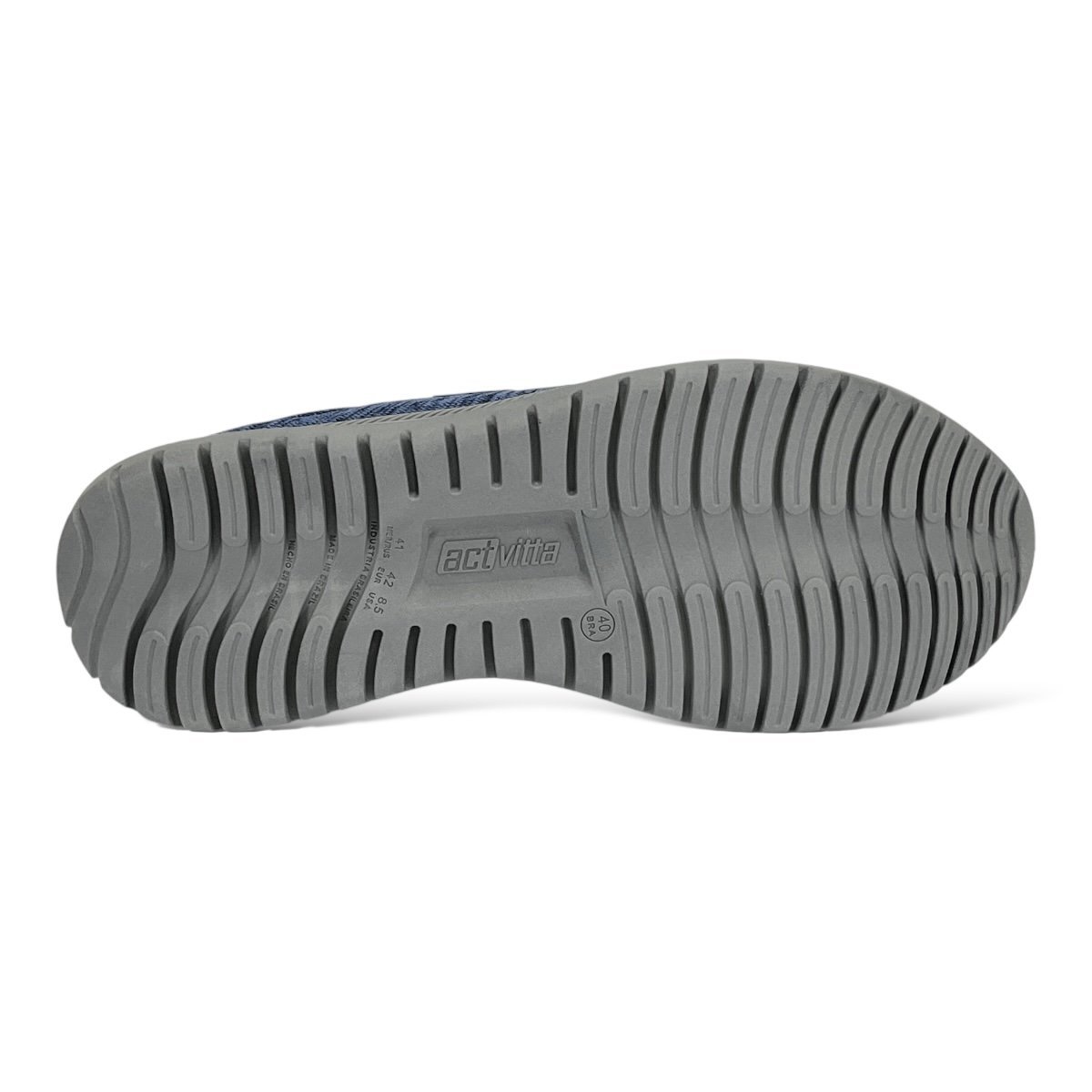 Tênis Actvitta Masculino Calce Fácil 4914.214 Marinho Azul 6