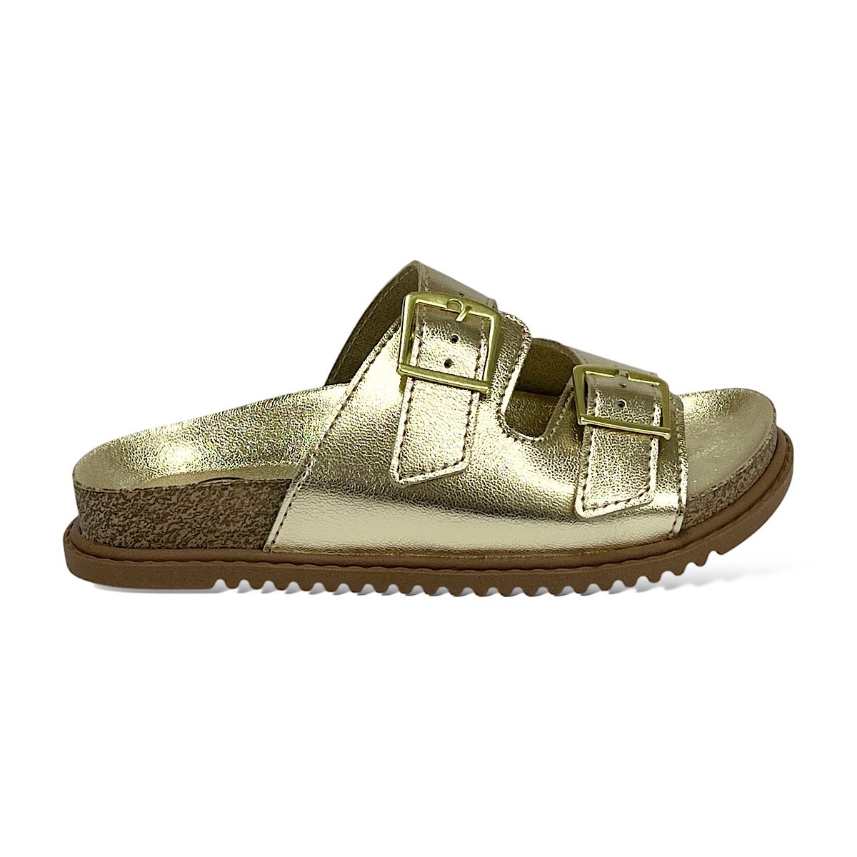 Tamanco Molekinha Infantil Casual 2357.103 Dourado Dourado 2