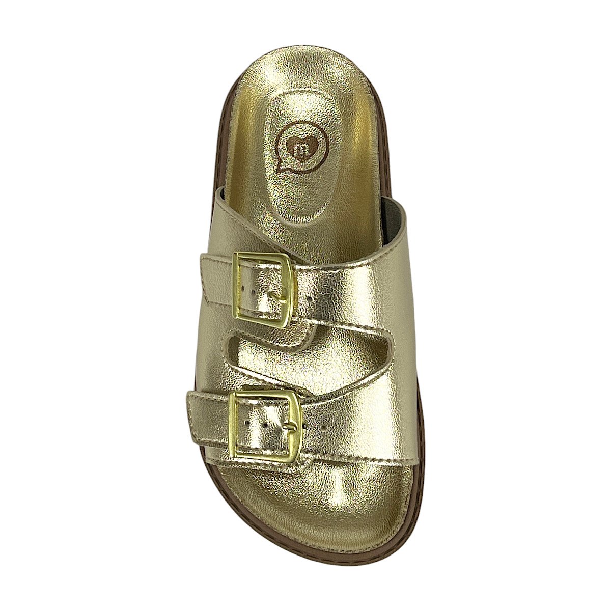 Tamanco Molekinha Infantil Casual 2357.103 Dourado Dourado 4