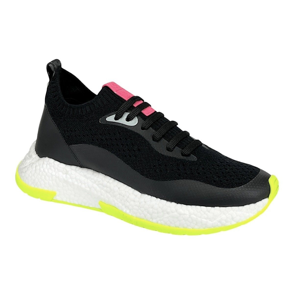 Tênis Petite Jolie Puff Sneaker Pj7130 Preto Preto 2