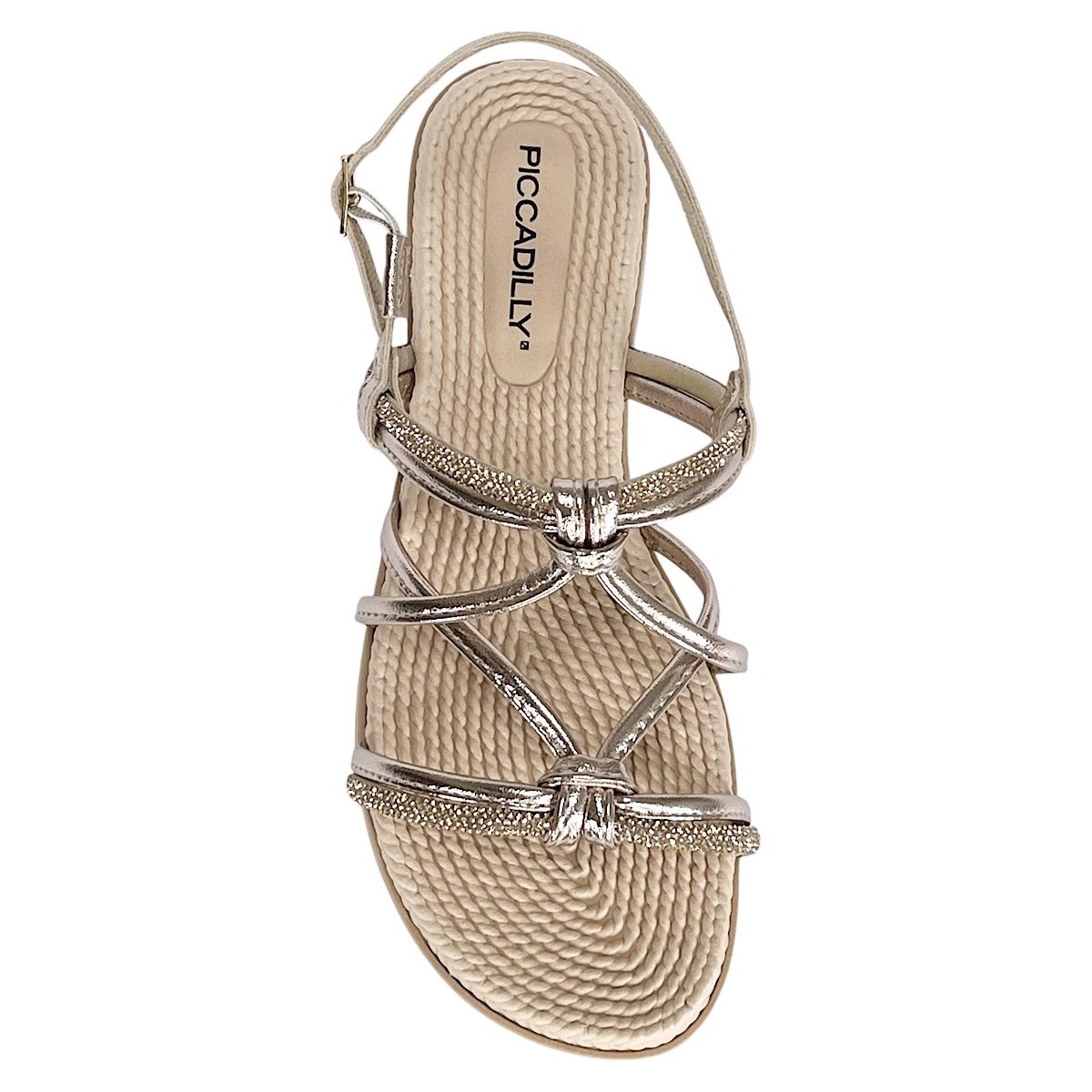 Sandália Piccadilly Rasteira Adla 513011 Ouro Rosado Ouro Rosado 4