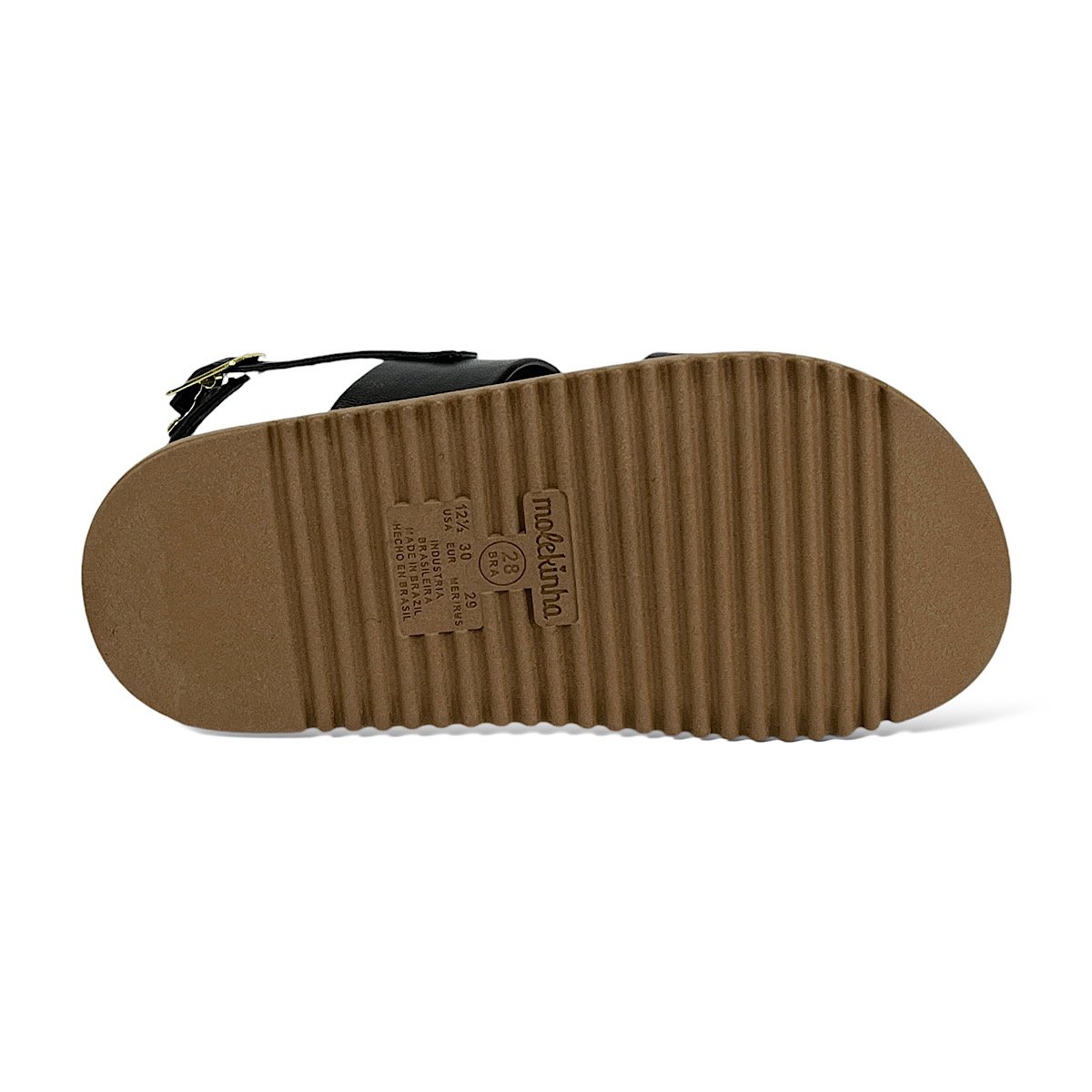 Sandália Molekinha Infantil Casual 2357.101 Preto Preto 6