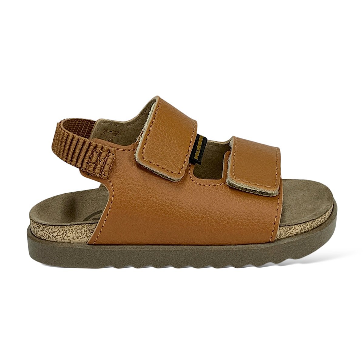 Sandália Molekinho Infantil Calce Fácil 2636.103 Camel Marrom 2