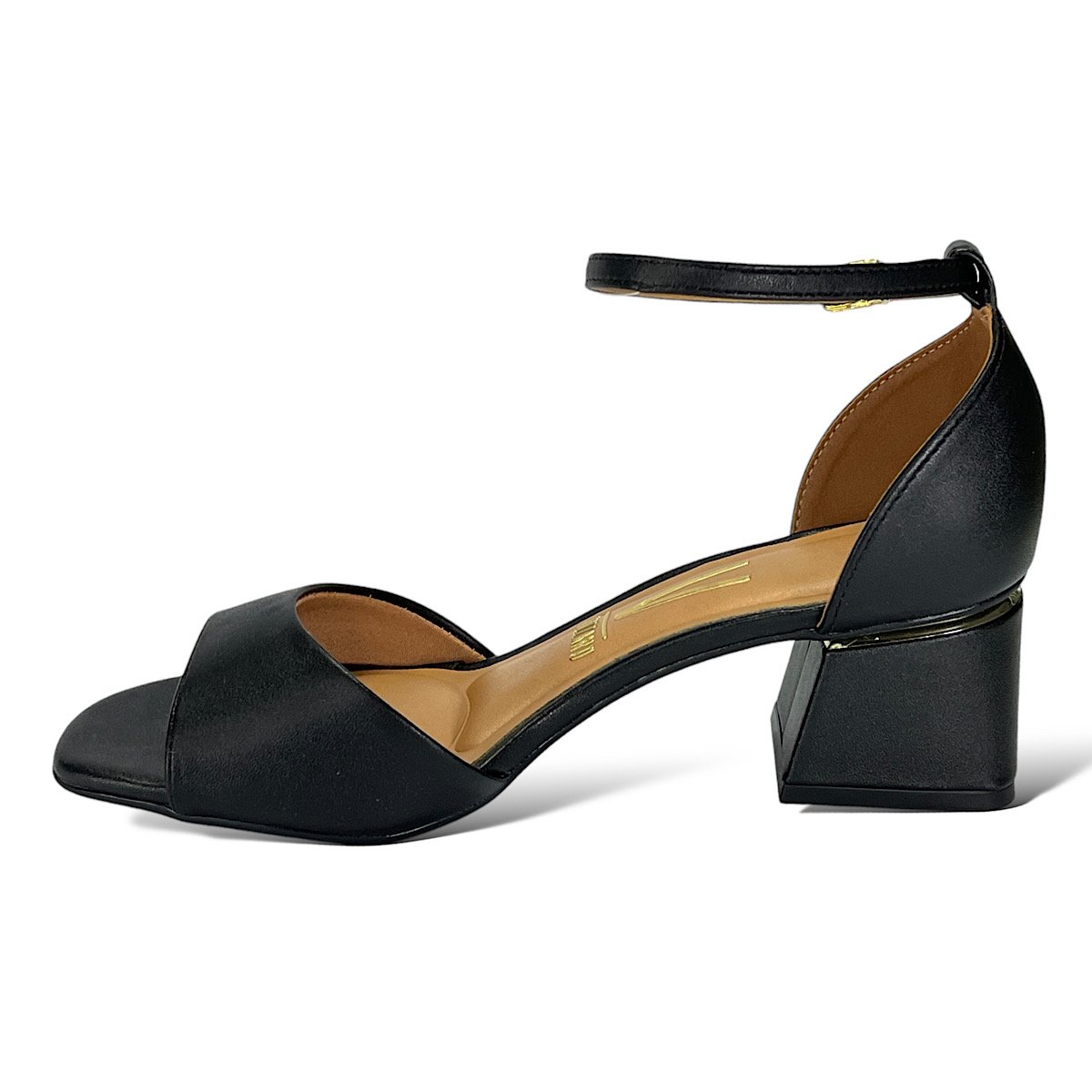 Sandália Vizzano Salto Médio 6428.143 Preto Preto 3
