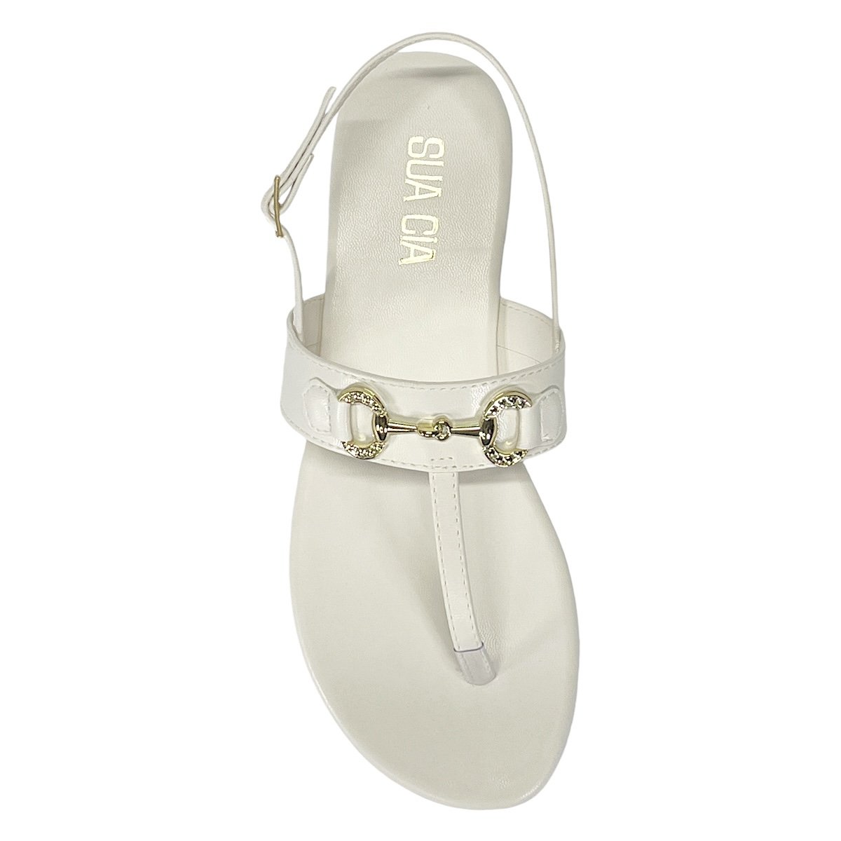 Sandália Rasteira Sua Cia Ana Castela 8358.15653 Off White Branco 4