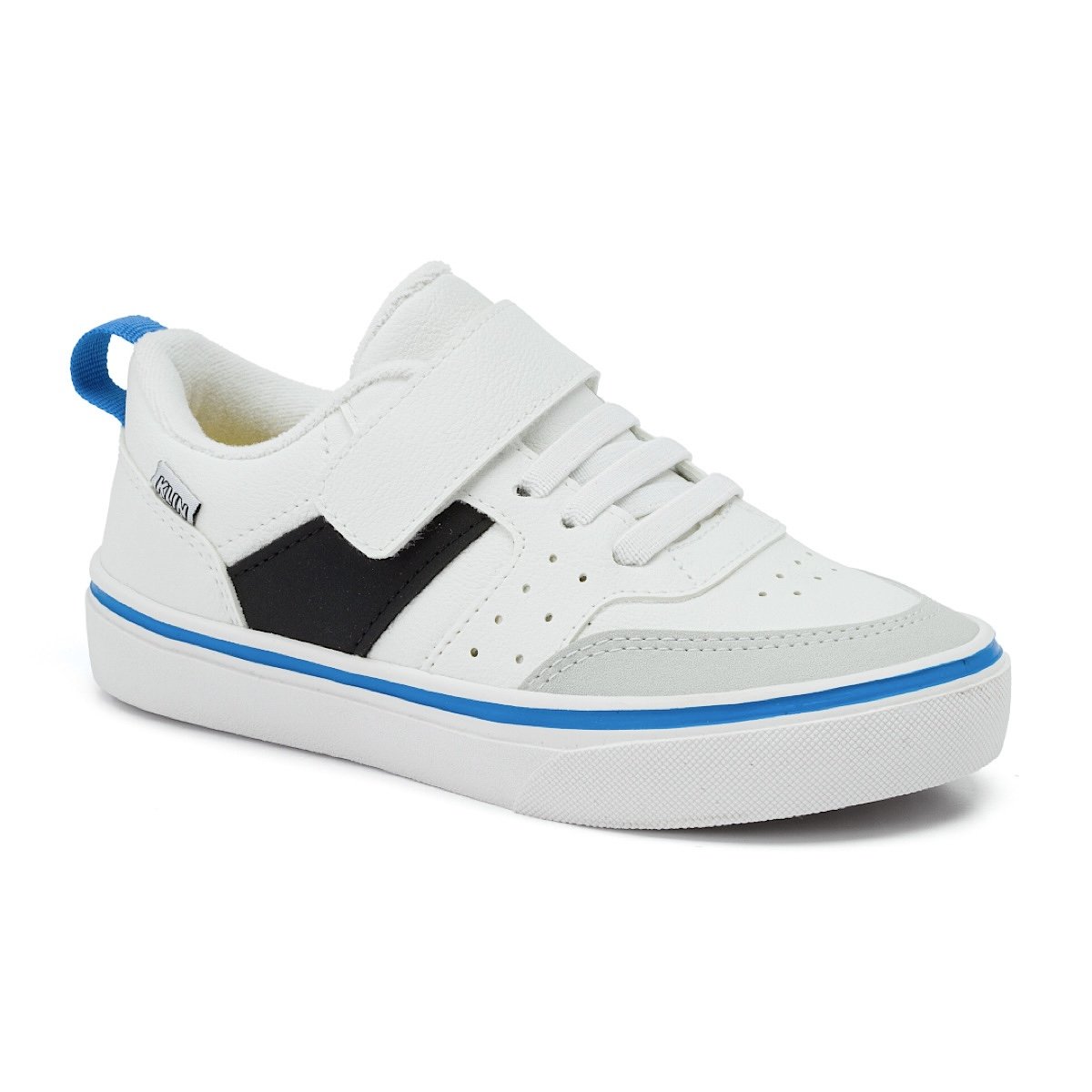 Tênis Klin Freestyle Mini 260092 Branco/Preto/Ciano