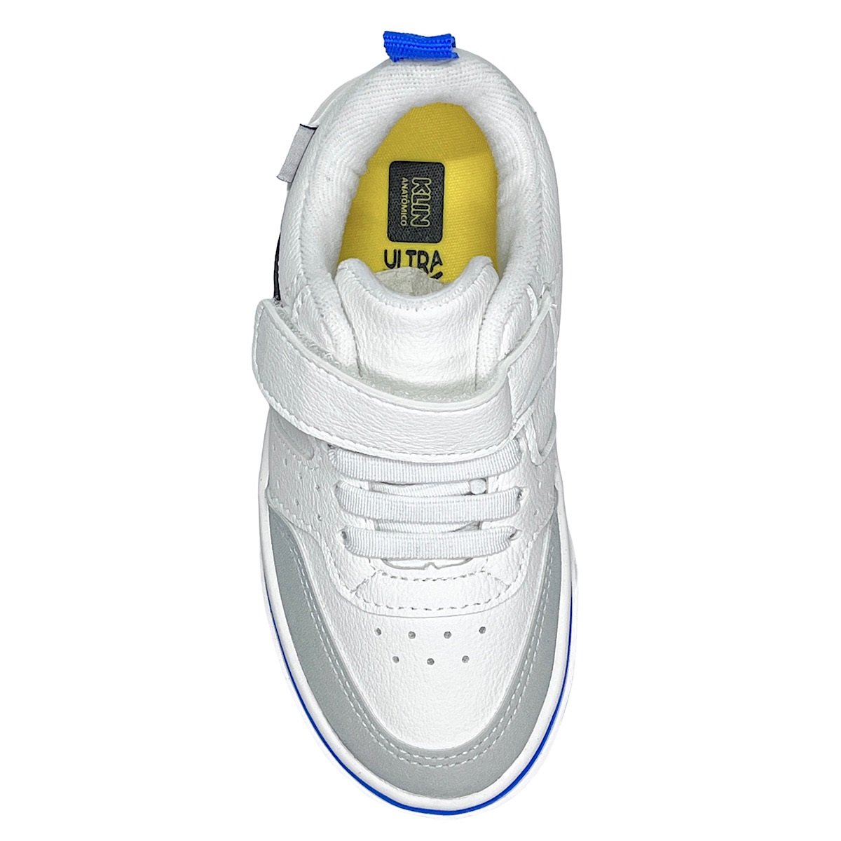 Tênis Klin Freestyle Mini 260092 Branco/Preto/Ciano Branco 4