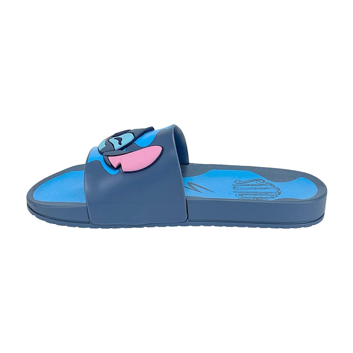 Chinelo Disney Stitch Mania Gáspea Slide 22994 Azul Azul 3