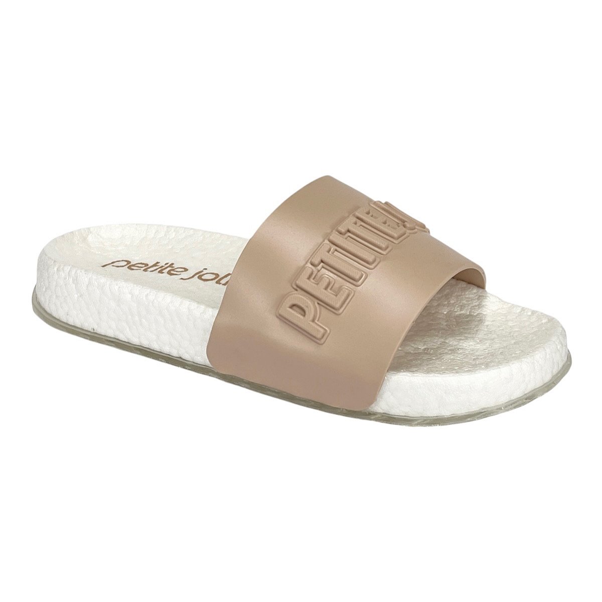 Chinelo Petite Jolie Puff Nuvem PJ7132 Creme Bege 2