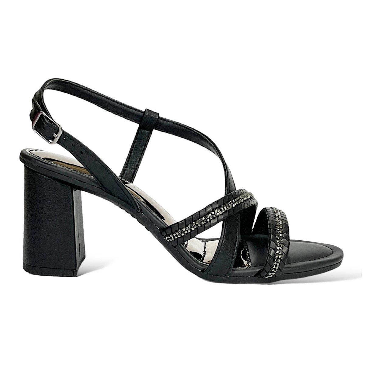 Sandália Dakota Feminina Salto Alto Y7932 Preto Preto 2