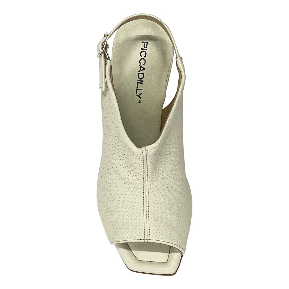 Sandália Piccadilly Slingback Flavia 626041 Off White Branco 4