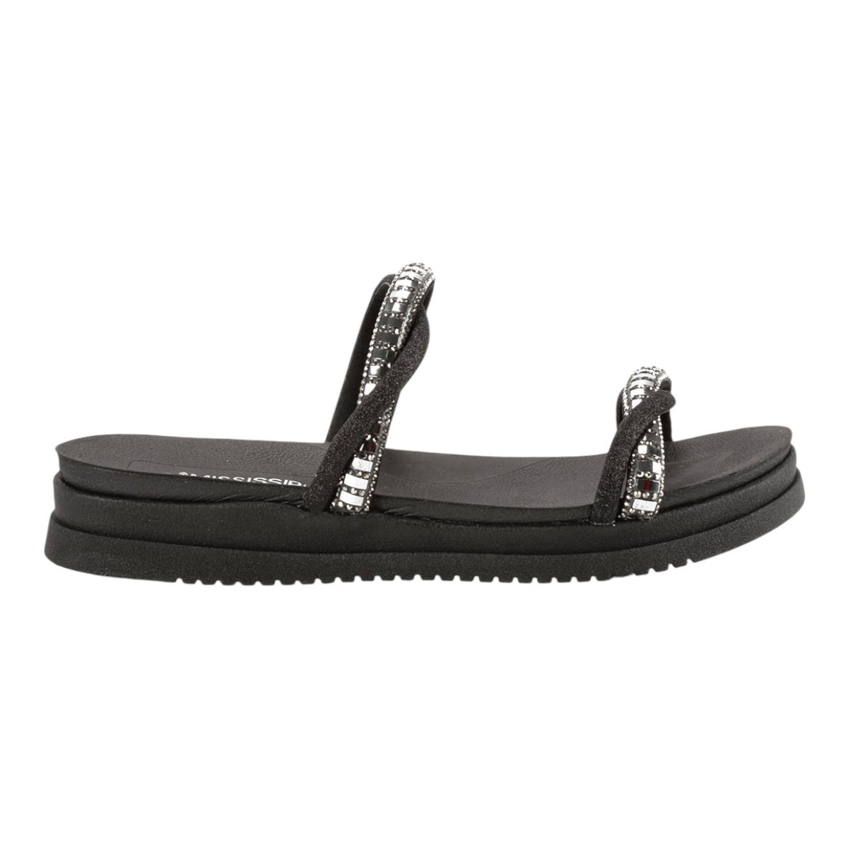 Tamanco Mississipi Papete Crepúsculo MB301 Preto Preto 2