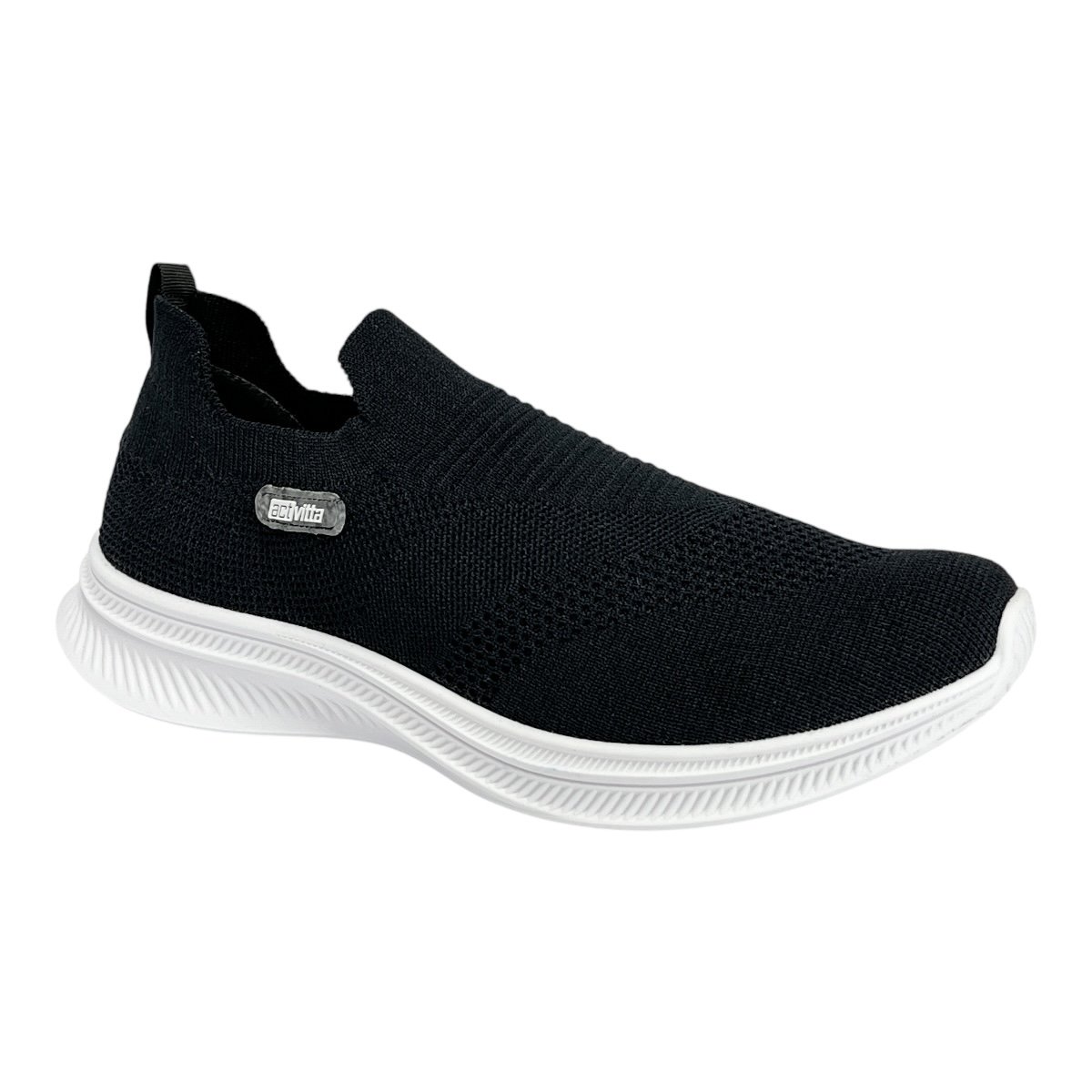 Tênis Actvitta Feminino Calce Fácil 4829.317 Preto/Branco Preto 2