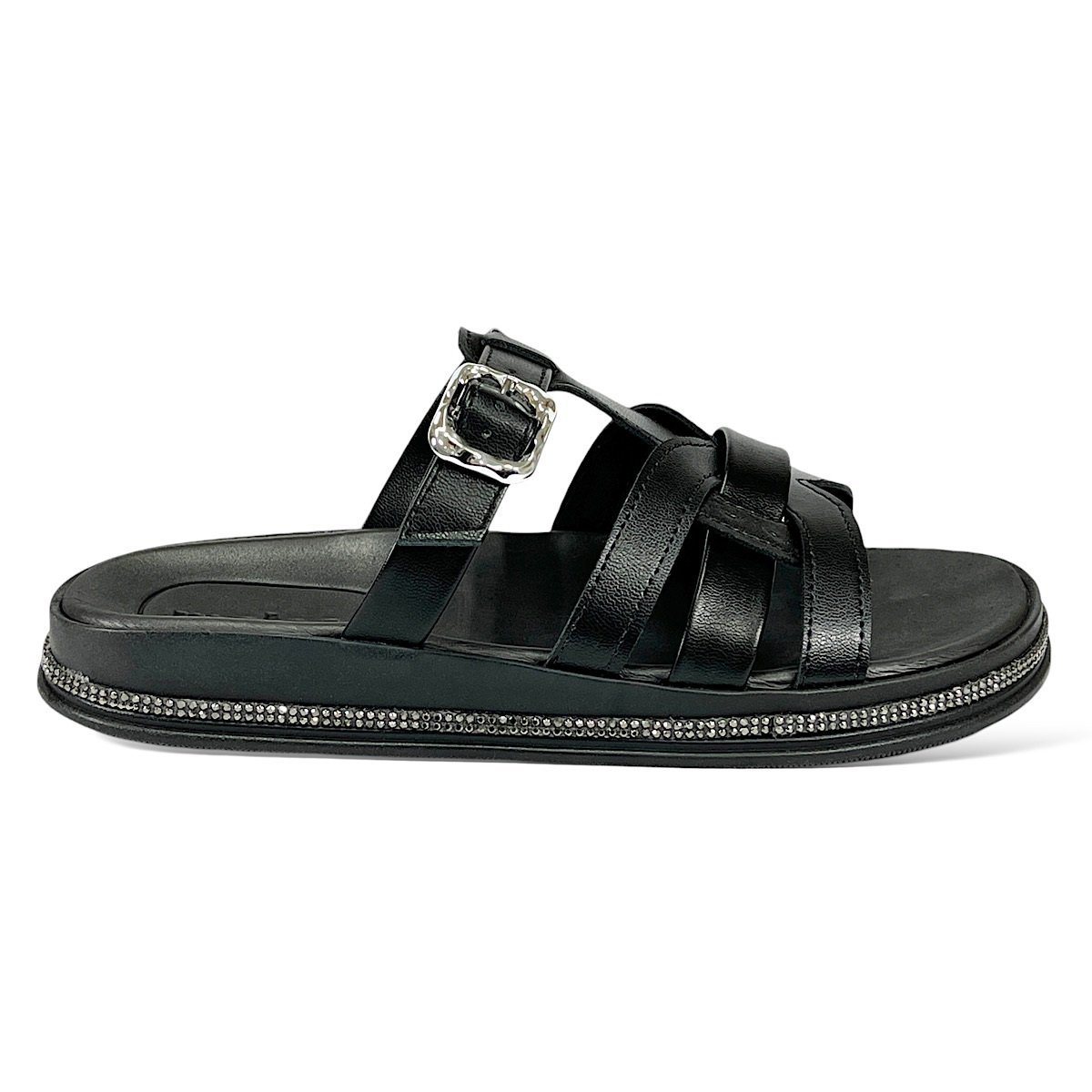 Tamanco Moleca Papete Feminina 5509.202 Preto Preto 2